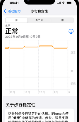 咸安iPhone手机维修如何在iPhone开启'步行稳定性通知'