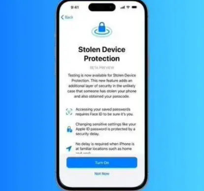 咸安苹果授权维修店分享被盗设备保护功能开启方法 